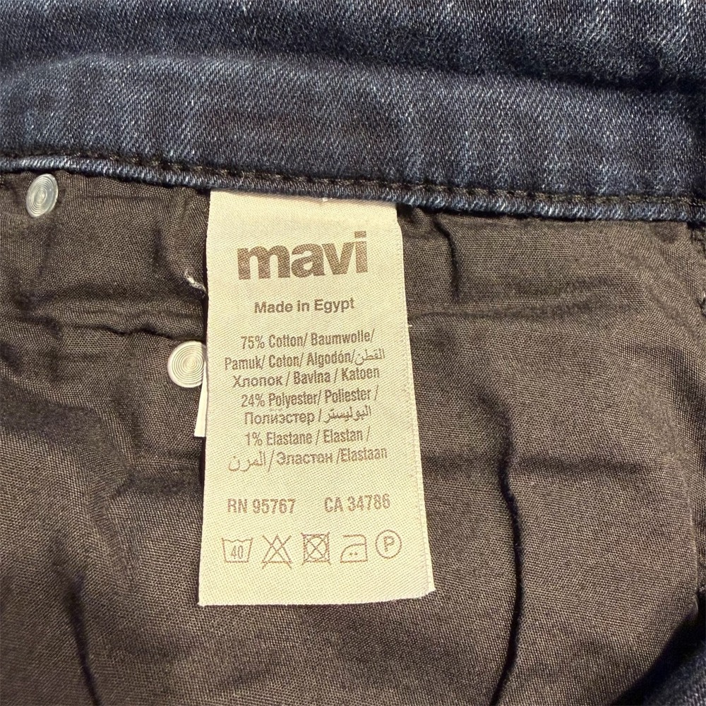 Mavi Mens Jake Straight Leg Denim Jeans Size 30/30 - Picture 8 of 10